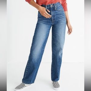 Madewell High Rise Wide Leg Jeans Size 27